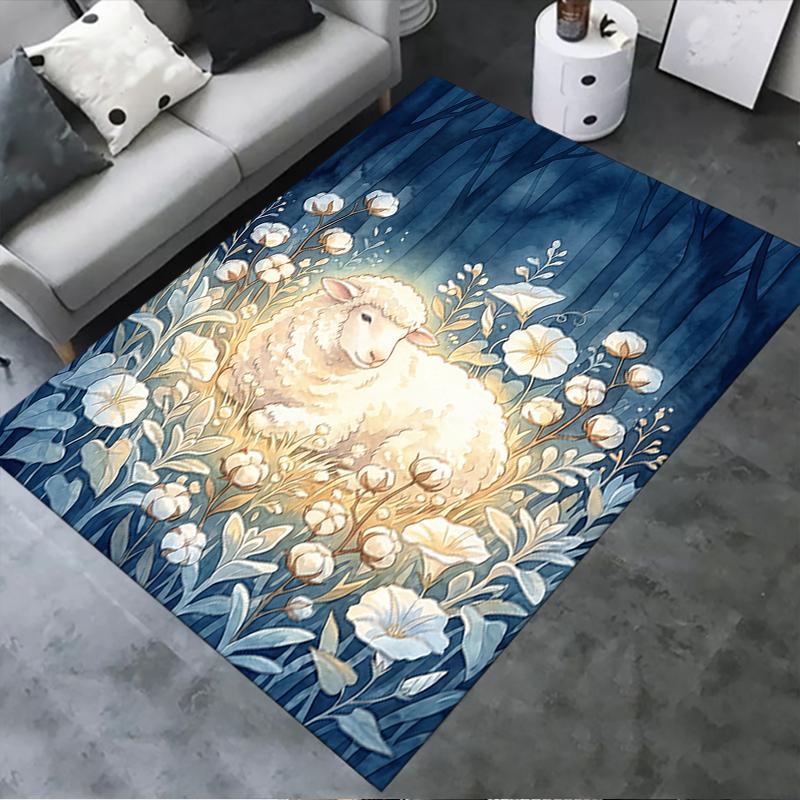 2025 New Healing animals Carpet Rug for Living Room Bedroom Home Sofa Decoration,Kids play Non-slip Floor Mat