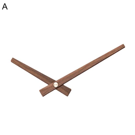 2Pcs/Set Clock Pointers Solid Wood High Torque Repair Parts DIY 12/14 Inch Wall Quartz Clock Hands for Home