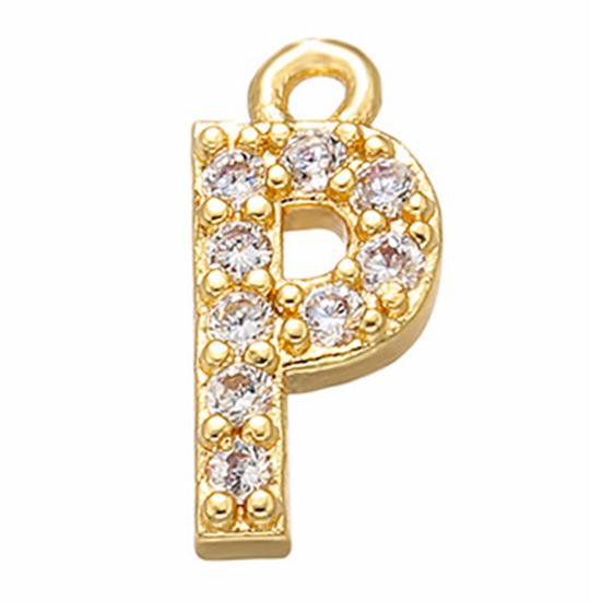 Necklace Pendant 26 Letters Rhinestones Jewelry Cute Sparkling Jewelry Pendant