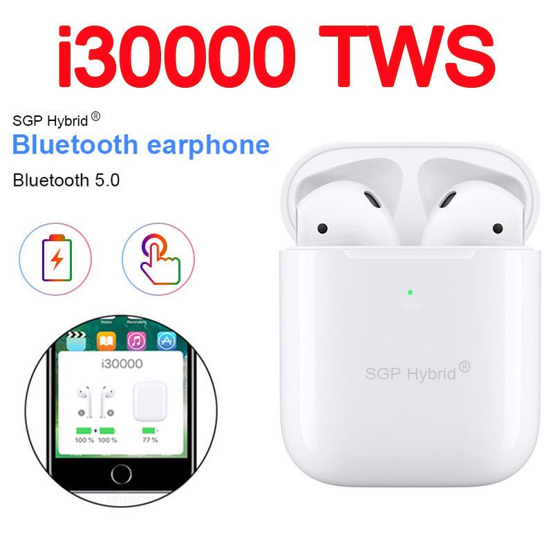 Новые i30000 Tws True Wireless Bluetooth 5.0 Наушники с сенсорным управлением Стерео спортивные наушники-вкладыши Гарнитура PK i12 i9000 i10000 TWS