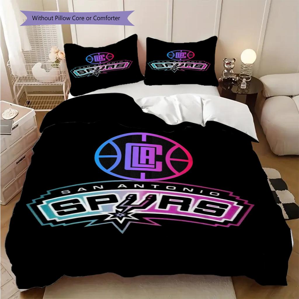 San Antonio Spirit Three-piece set(1 * duvet cover + 2 * pillowcase, without core)Christmas birthday gift Bedding set Duvet cover and pillowcase