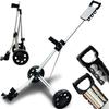 Тележка для гольфа для крепления гольфа и с двумя колесами для перевозки клюшек по ходу раунда life_mart [Easy Bag] Складывается, Компактная, Портативная,