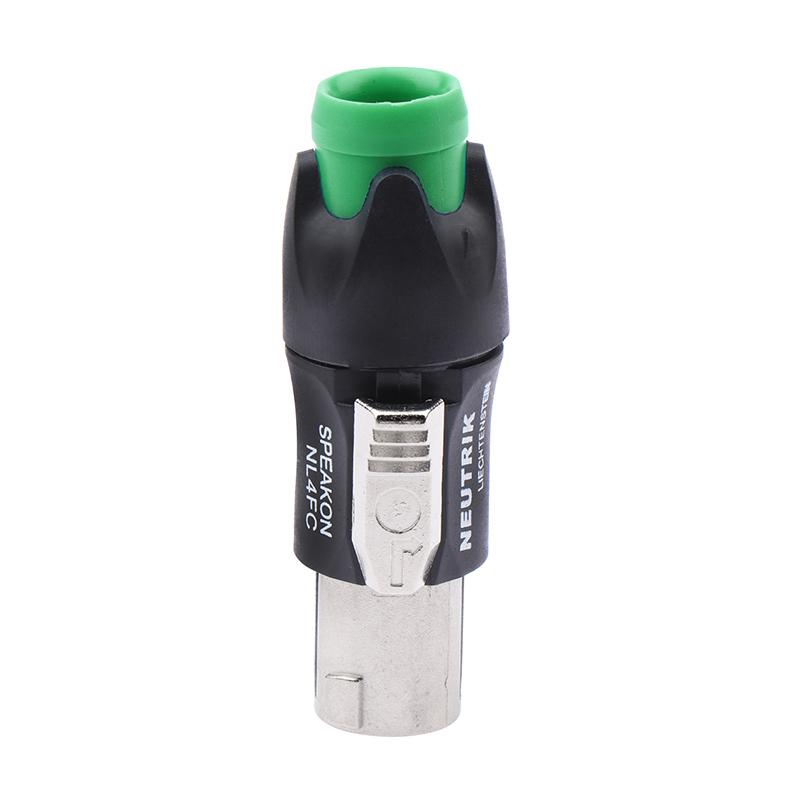 Металлический 4-контактный омический разъем профессиональный аудиоразъем Stage Slightly аксессуары для акустических проводов без пайки Nl4Fc