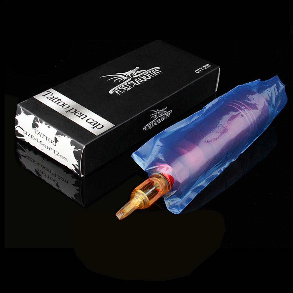 200Pcs/box Disposable Tattoo Machine Bag Tattoo Pen Cover Protection Bag Tattoo Machine Accessories