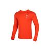 Double Swoosh Crew Neck Long Sleeve T-Shirt Men Tops Orange CK2260-891