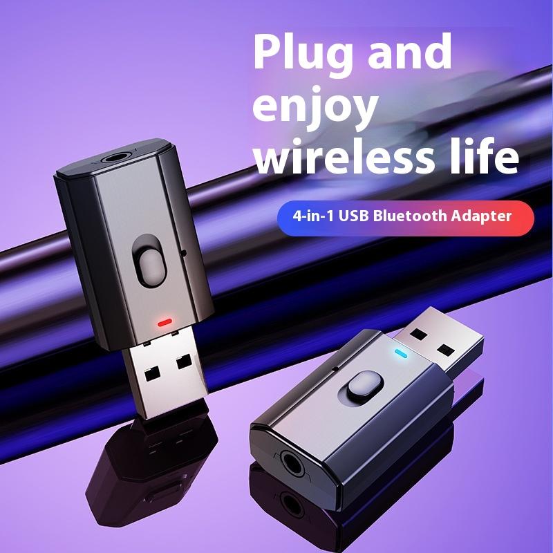 T7-5 4-в-1 Bluetooth 5.0 USB Bluetooth Приемник Передатчик Bluetooth Адаптер
