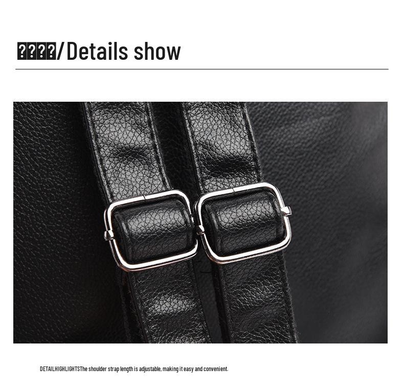 Рюкзак из искусственной кожи большой вместимости с текстурой для женщин – Повседневный и стильный женский рюкзак