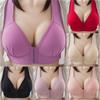 Women's Brassiere Solid Color for women1Pc Plus Size Soft Front Closure Bra