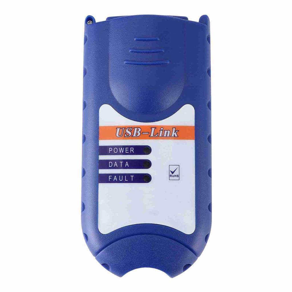 USB Link 125032 Сканер для транспортных средств Инструменты для осмотра тяжелых грузовиков Синий с диагностическими кабелями