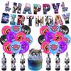 Fortnite Shooting Game Birthday Party Decoration Supplies Birthday Banner Cake Topper 24 Cupcake Toppers 18 Balloons Backdrop