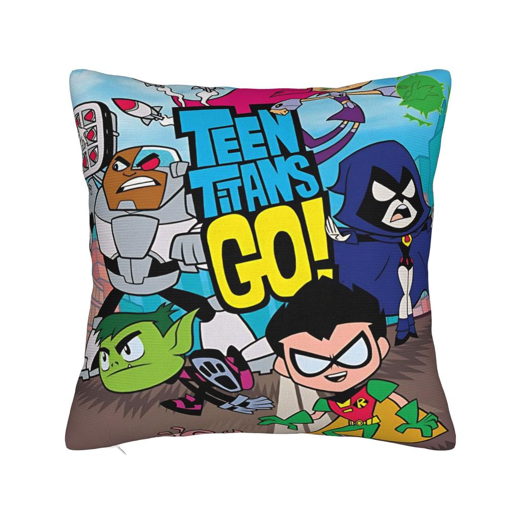 Подушки с принтом Подушки Teen Titans Go Beast Boy Постельное белье Чехол для подушки Декор Подушка для дивана Чехол Разные размеры