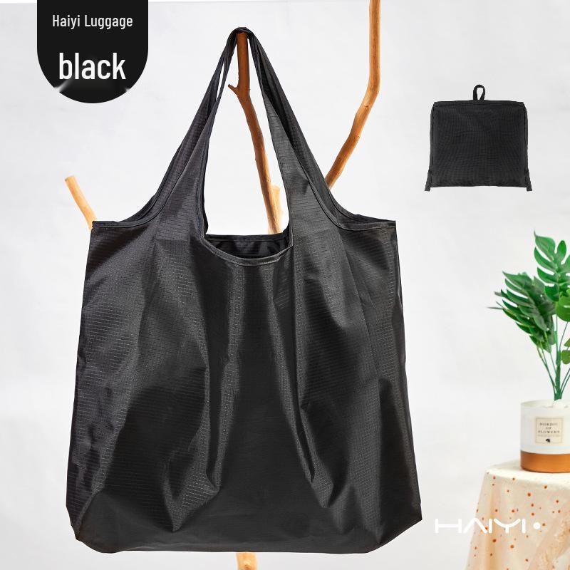 Складная водонепроницаемая сумка-тоут большой вместимости - Однотонная, из экологичной ткани Оксфорд для покупок