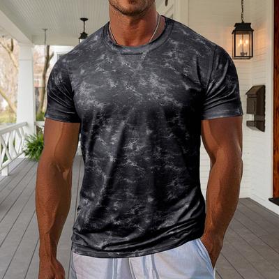 Мужская футболка Gym Muscle Tee с коротким рукавом и круглым вырезом, повседневная футболка с принтом для тренировок, уличная одежда для отпуска