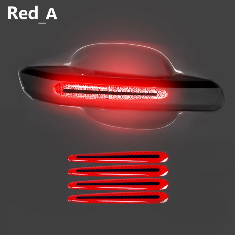 Doofoto 3D Автомобильная светоотражающая наклейка, лента, отражатель, крыло, предупреждающая полоса бампера, дверная ручка, чаша, крышка, автомобильные внешние аксессуары