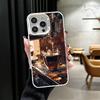 Черный Кофе Модный Стиль Ударопрочный Чехол для Телефона для iPhone 17 Air 16 16E 15 Pro Max 14 Plus 13 Mini 12 Задняя Крышка Противоударный Веселый
