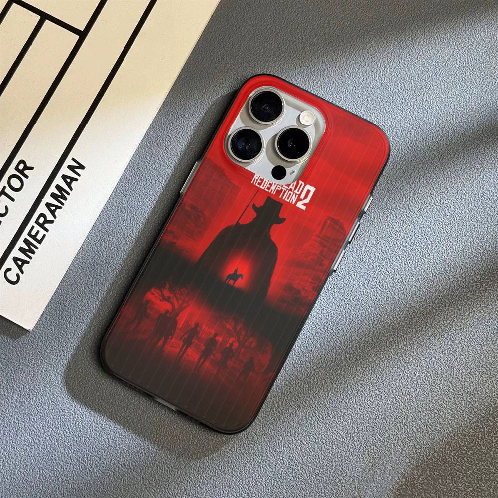 Чехол для телефона Red Dead Redemption RDR 2 для iPhone 17 16 15 11 12 13 14 Pro Max Мягкий гофрированный силиконовый чехол