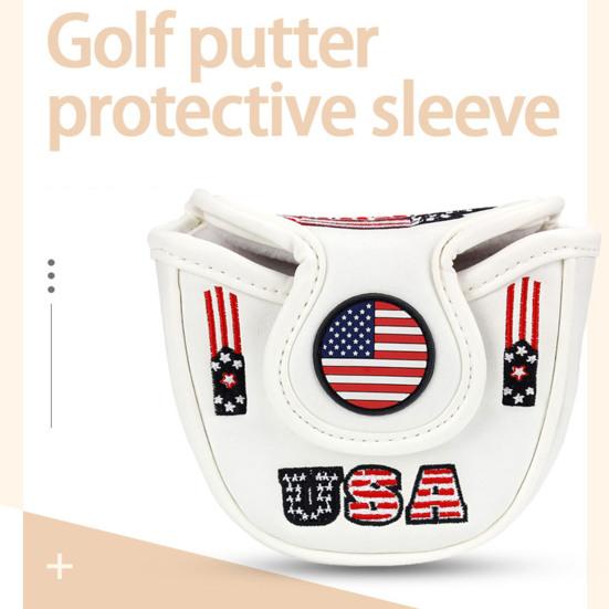Чехол для головы гольф-клюшки с мягкой подкладкой и защитой от царапин, защитный чехол для клюшки для гольфа с магнитной застежкой, защитное оборудование
