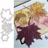 Новый 3 шт. кленовый лист металлический трафарет для скрапбукинга тиснение DIY