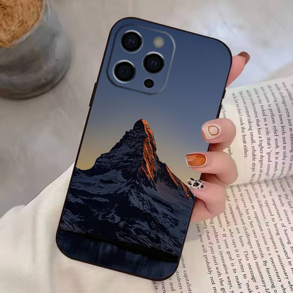 Zermatt Matterhorn Swiss Mountain Phone Case Silicone Soft For IPhone 17 16 15 14 13 12 11 X XR Plus Pro Max Plus