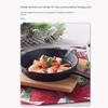 Чугунная сковорода с плоским дном, подходит для жарки и жареной кухонной утвари, 1 шт.