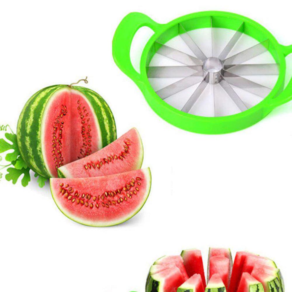 Watermelon Cutter Slicer Knife Convenient Fruit Cutting Tools Melon Cantaloupe Cutter