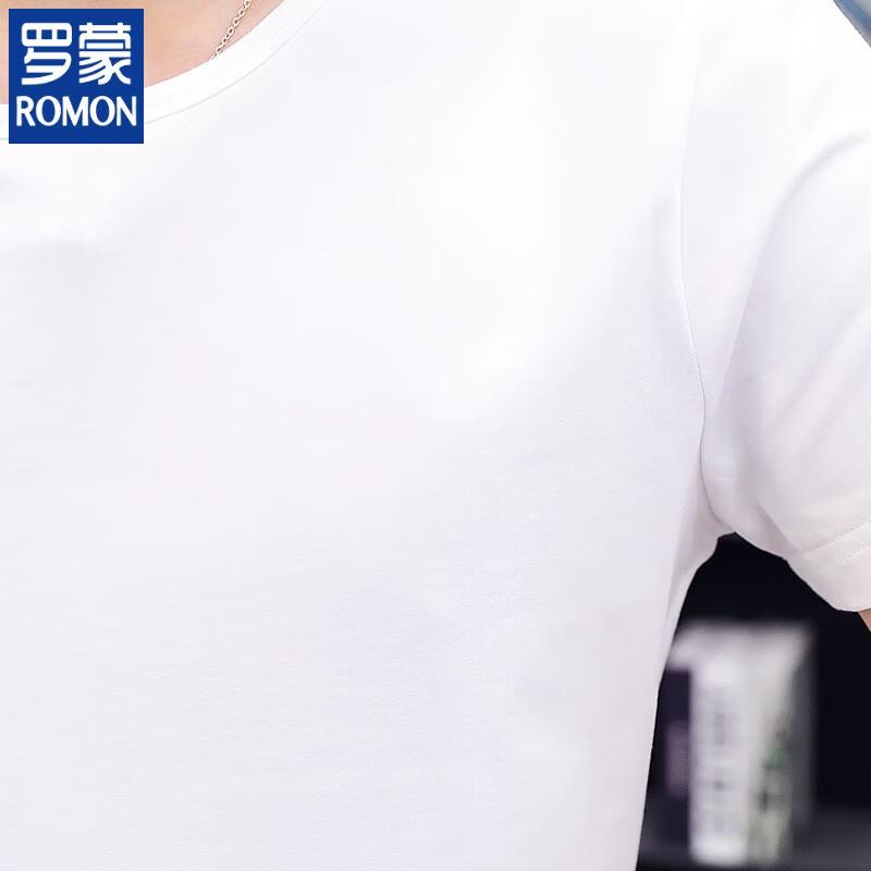 ROMON Men's 2026 Summer Short-Sleeve Round Neck T-Shirt