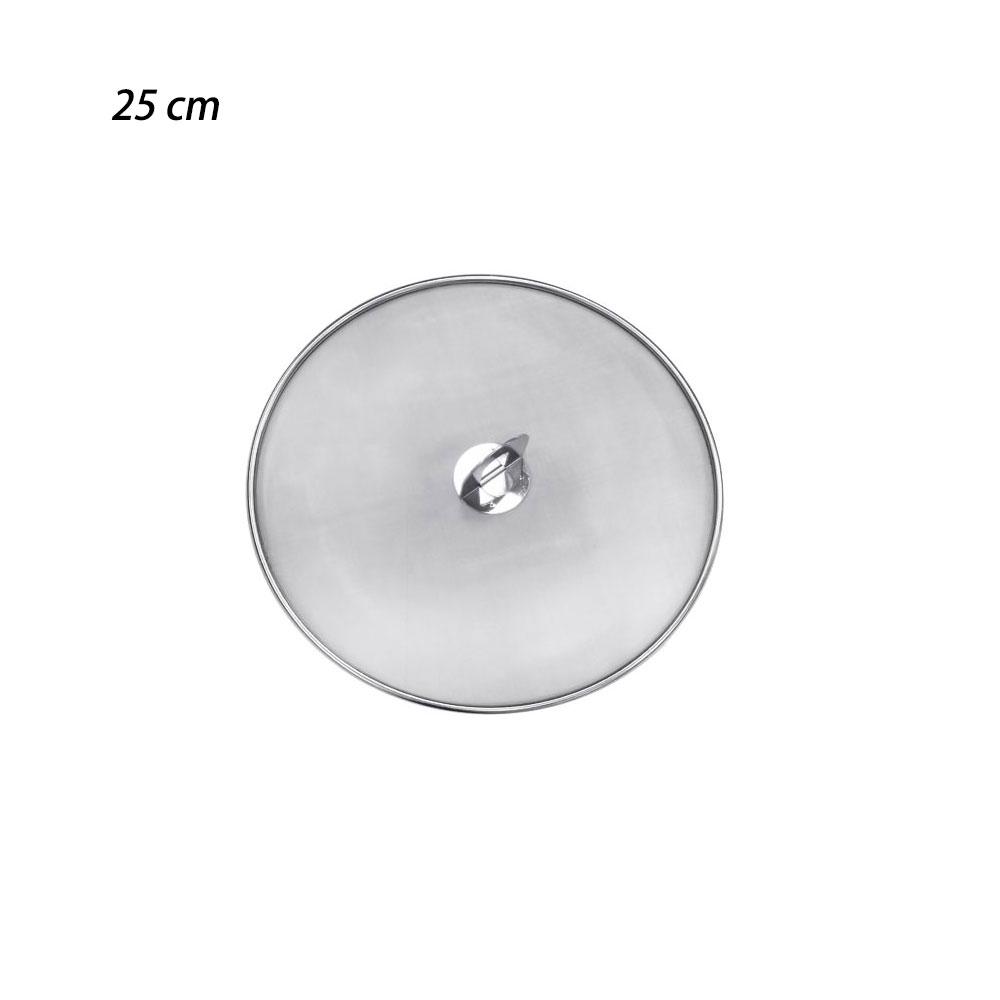 Stainless Steel Pan Cover Lid Oil Proofing Frying Pan Splatter Screen Spill Proof