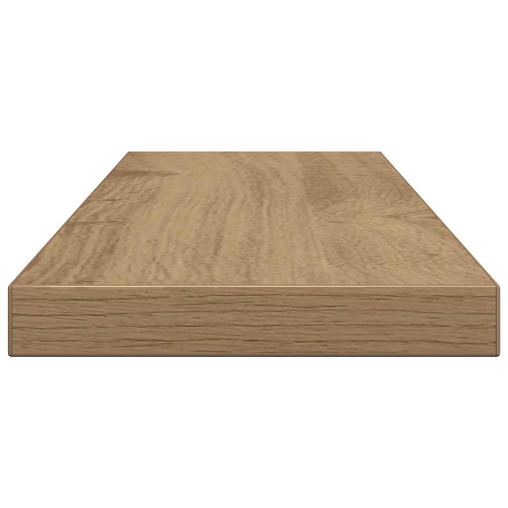 vidaXL Wandregale 4 Stk. Artisan-Eiche 60x20x1,5 cm Holzwerkstoff