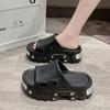 Summer Women Platform Slippers Arrival Punk Style Clogs with Rivet Outdoor Sandals  Comfortable Garden Shoes