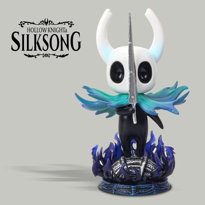 Новая фигурка-модель из аниме Hollow Knight Маленький Рыцарь, игрушки, ручная работа, игровые аксессуары, основа, коллекционная статуэтка, статуя, ПВХ модель