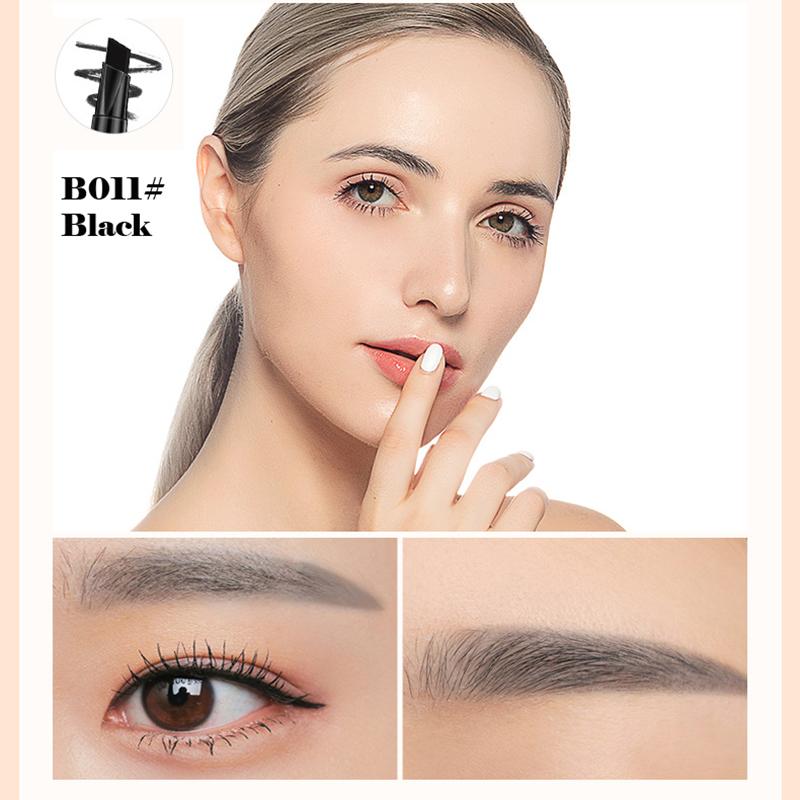 Ослепительный цвет, тщательный двуглавый карандаш для бровей, натуральный, легко наносится, макияж, водостойкий и устойчивый к поту карандаш для бровей, косметика
