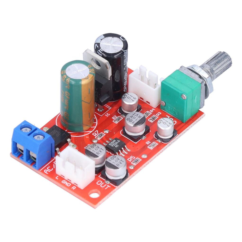 Плата предусилителя, одиночный модуль усилителя мощности, усилитель сабвуфера с потенциометром громкости AD828