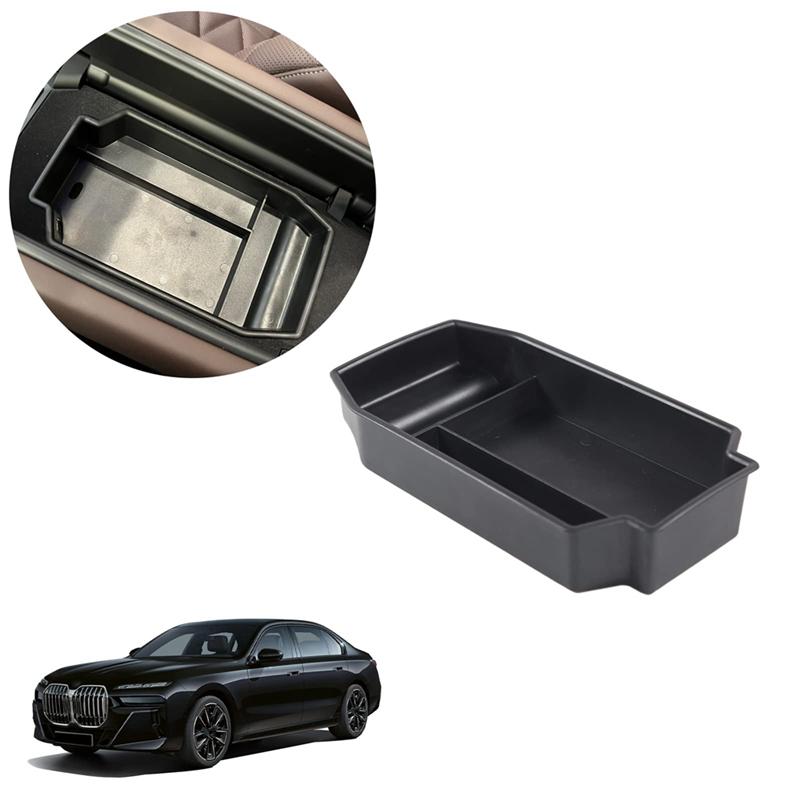 For BMW 7 Series G70 Center Console Organizer Armrest Storage Box Tray Car Interior Accessories Parts