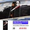 Mask Jason Car Stickers Car B-pillar Vinyl Decals Waterproof Auto Center Pillar Sticker Cover Scratches Vehicle Decor Accessorie