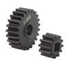 RC Portal Gears 0.8M Portal Gears 12T 23T Steel Gears Compatible for Axial Capra for SCX10 III 110