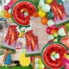 2/4pcs Summer Fruit Watermelon Ice Cream Balloon Set Hawaii Party Decoration Birthday Party Photo Props