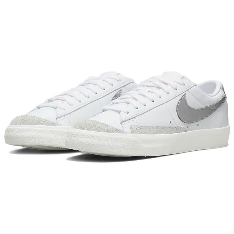 Nike Кроссовки Blazer Low 77 White Metallic Silver Женские DC4769-113