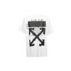 Dripping Arrows Short Sleeve Over T-Shirt White Men Tops Black OMAA038R201850050110