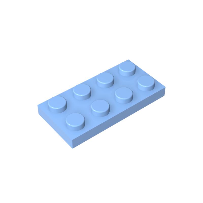 Свинья Радуга Детали MOC 3020 Пластина 2x4 Для Строительных Блоков Детали DIY Совместимые Собирает Образовательные Технологичные Детали Игрушки