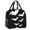 Lunch Bag Goth Thermal Cooler Insulated Box For Women Kids School Children Beach Travel Food Tote Bags