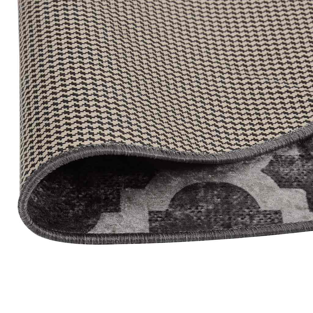 Washable Multi Color Rug Ø 120 cm