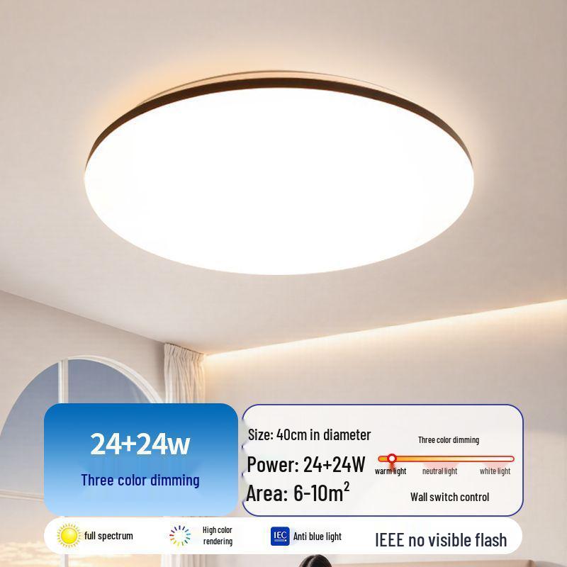 2025 Современный Минималистичный Светодиодный Потолочный Светильник для Гостиной, Спальни, Кабинета и Балкона - Сверхяркий