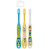 Skater Toothbrush, for Preschoolers (Ages 3-5), Soft, 3-Pack, Miitsuketa NHK, 14cm, TB5ST