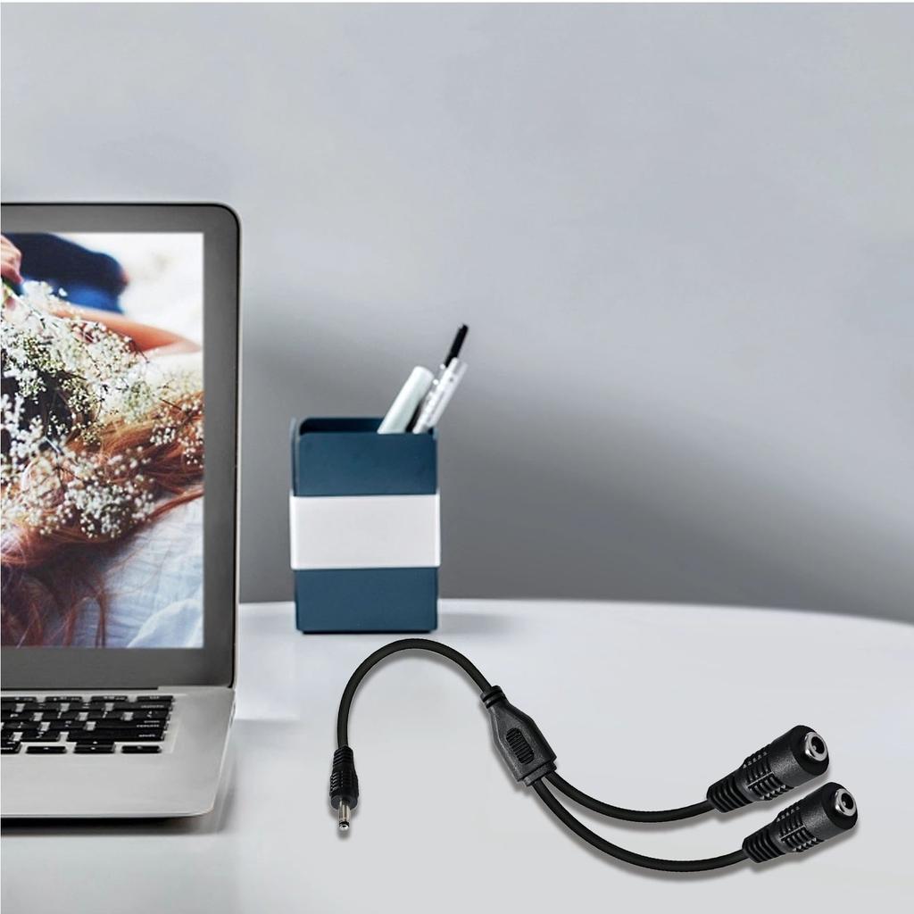 1-2-контактный кабель-разветвитель питания 3,5 мм x 1,35 мм, 1 штекер на 2 гнезда, адаптер для камеры видеонаблюдения, светодиодный светильник, 35 см