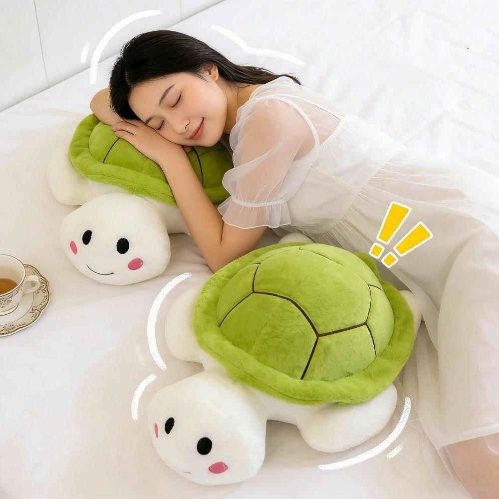 Soft Tortoise Plush Toys Fluffy Turtle Doll Throw Pillow Sea Turtle Stuffed Doll Children Gift