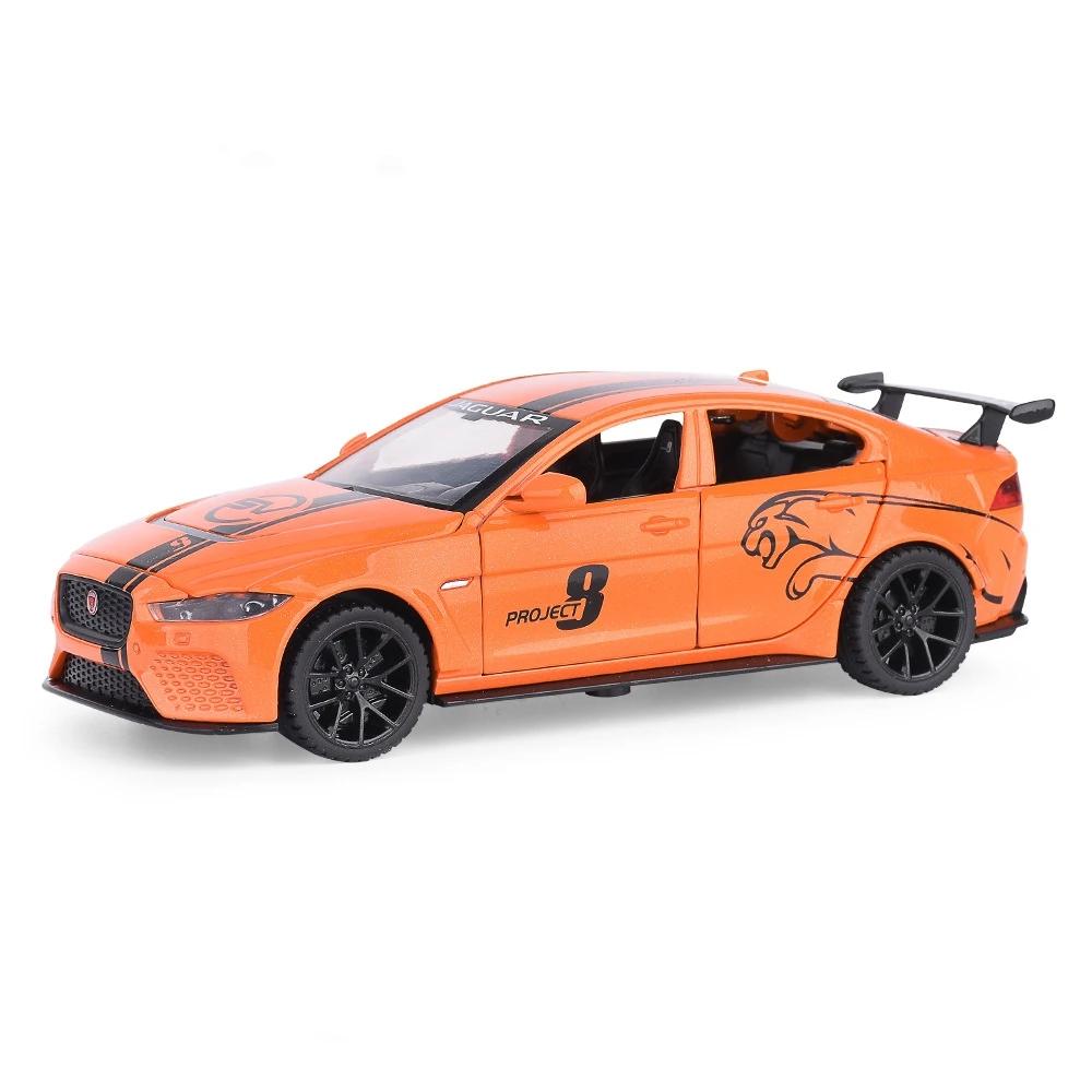 1/32 Jaguar EX Сплав Спортивный Автомобиль Модель Литье под Давлением Металл Игрушечный Транспорт Средство Модель Автомобиля Звук и Свет Высокая Симуляция Коллекция Подарок