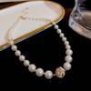 Искусственный драгоценный камень Жемчуг Ключица Цепочки Стразы Жемчужный чокер Подвеска Жемчужные украшения Ожерелье Невеста