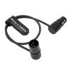 Cables 45cm Rotating Thin XLR Male To Female Audio Cable for Balanced Microphones Alvin's 3-Pin