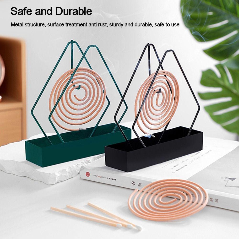 Железная репеллентная от комаров подставка для благовоний в форме цветка Домашний декор для помещений и спальни