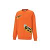 Puma Letter Sports Casual Crew Neck Sweatshirt Men Sweatshirt Orange 539968-23